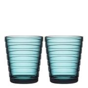 iittala - Aino Aalto glass 22 cl 2p sjøblå