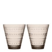 iittala - Kastehelmi glass 30 cl 2 stk lin