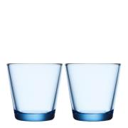 iittala - Kartio glass 21 cl 2 stk aqua