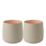 Stelton - Emma krus 22 cl 2 stk rose