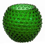 Klimchi - Hobnail vase 18 cm dark green