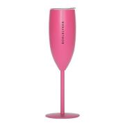 Pictureit - Champagneglass termo BOBLELYKKE 12 cl mørk rosa