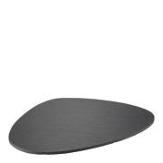 Modern House - Slate serveringsfat 30x25 cm oval svart