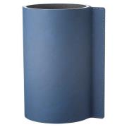 LIND DNA - Block Nupo vase M 11x20 cm midnight blue