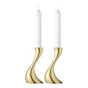 Georg Jensen - Cobra lysestake 16 cm 2 stk gull