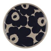 Marimekko - Unikko asjett 20 cm beige/mørk blå