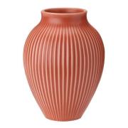 Knabstrup Keramik - Ripple vase 27 cm korall