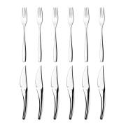 Hardanger bestikk - Hardanger ost-og fruktknivesett 12 deler