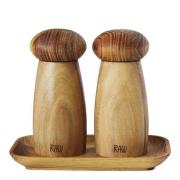 Aida - Raw kvernsett med brett 13,5 cm 3 deler teak