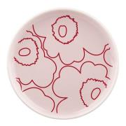 Marimekko - Piirto Unikko asjett 13,5 cm rosa/rød