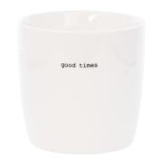 Sögne Home - Krus good times 30 cl hvit