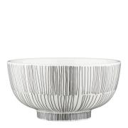 Marimekko - Kukat Puhkeavat skål 30 cl hvit/svart