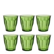 Duralex - Picardie vannglass 25 cl 6 stk grønn