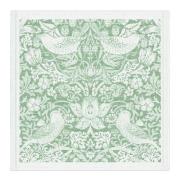 Ekelund - William Morris Strawberry Thief serviett/småduk 35x35 cm grø...