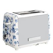 Laura Ashley - Brødrister 2-skiver China Rose blå/hvit