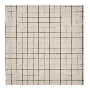 House Doctor - Join duk 150x150 cm svart/off-white