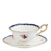 Wedgwood - Wonderlust tekopp & asjett jasmine bloom