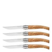 Opinel - Table Bois bestikksett 4 deler Table Chic oliven