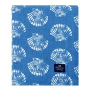 Lexington - Shell bomullsduk 150x350 cm blå/hvit