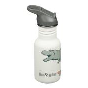 Klean Kanteen - Kid Classic Narrow flaske 0,35L med sportslokk Dino Sk...