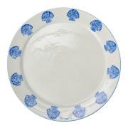 Lexington - Shell stoneware fat 40 cm hvit/blå