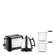 Dualit - Vannkoker 1L og brødrister svart