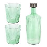 Paveau - Ribbed Elegance gaveeske Bondi 3 deler grønn