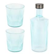 Paveau - Ribbed Elegance gaveeske Lucky 3 deler turkis