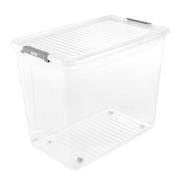 Keeeper - Leo oppbevaringsboks med hjul og lokk 74L klar