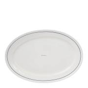 Lexington - Icons ovalt fat 29x42 cm hvit/blå