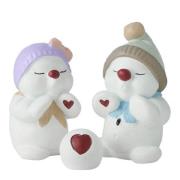 Klarborg - Snømenn 2024 Elvi & Elius 6 cm