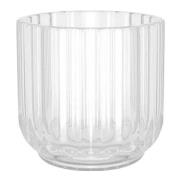 Lyngby - Lyngby lysestake 6,5 cm klart glass
