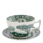 Spode - Heritage Green Italian frokostkopp med skål 28 cl