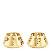 Georg Jensen - Jul 2025 telysholder 7,2x4 cm 2 stk gull