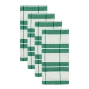 Nicolas Vahé - Chef serviett 40x40 cm 4 stk grønn/hvit