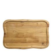 Aida - RAW skjærebrett med saftrille 40x26 cm teak