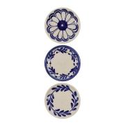 House Doctor - Tallerken Diva 13 cm 3 stk blå