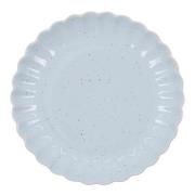 House Doctor - Scallop tallerken 20 cm lyseblå