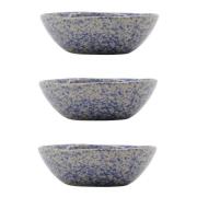 House Doctor - Diva skål 4 cl 3 stk blå