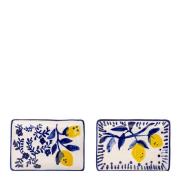 Creative Collection - Maxima tallerken 15x11 cm 2 stk blå