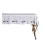 Lene Bjerre - Penine juleduk 320x140 cm hvit