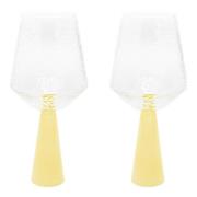 Brût - Claude vinglass 40 cl 2 stk gul/klar