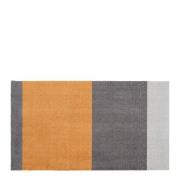 Tica Copenhagen - Stripes horisontal gulvmatte 120x67 cm dijon/grey