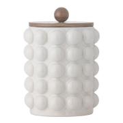 Bloomingville - Krukke med lokk Madge 130 cl hvit