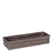 Handed By - Fit lang oppbevaringskurv 39x12x7 cm taupe
