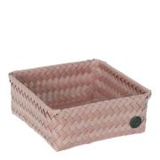 Handed By - Fit Square oppbevaringskurv 18x18x7 cm copper blush