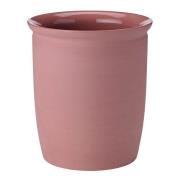 Knabstrup Keramik - Knabstrup syltekrukke 1L mørk rosa