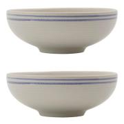 Nicolas Vahé - Bistro skål 15,5 cm 2 stk blå/hvit