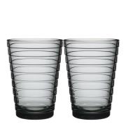 iittala - Aino Aalto glass 33 cl 2 stk grå