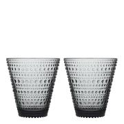 iittala - Kastehelmi glass 30 cl 2 stk grå